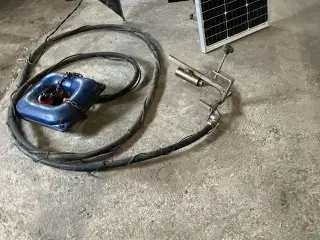 Solcelle vandpumpe