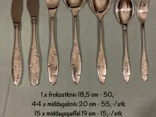 Diamant pletsølvtøj 