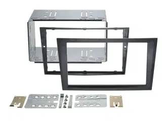 2-DIN kit div. Opel - farve: sort