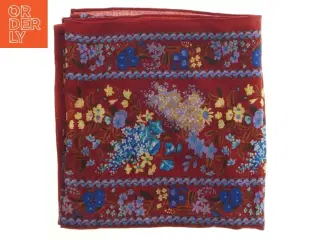 Blomstret tørklæde (str. 105x105 cm)