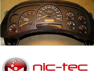 Reparation af Chevrolet kombiinstrument og speedometer