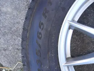 Alufælge med vinterdæk 