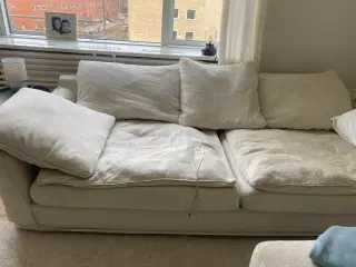 Sofa med dybde og plads til at flyde i