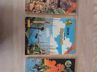 Simon tegneseriealbums 1, 2 og 3. Ekstremt velhold