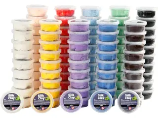 Silk Clay® - 10 Assorterede Farver til Kreativitet