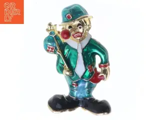 Nål i form af klovn med stok (str. 4,5 cm)