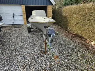 Havjagt 16 m. Mariner 9.9hk