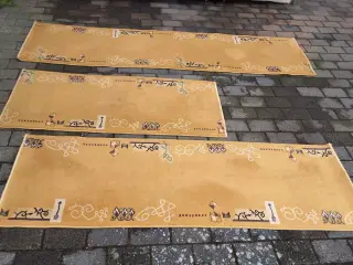 Gulvtæpper:  250x65cm. - 200x65cm. - 150x65cm.