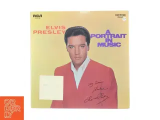 Elvis Presley Vinyl LP fra RCA Victor (str. 31 x 31 cm)