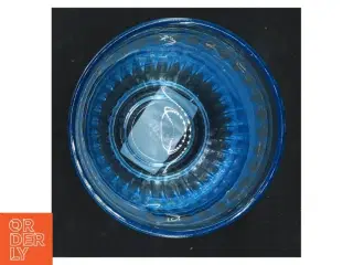 Blå glas (str. 9,5 cm)