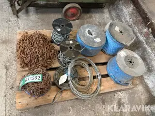 Kæder + polyreb assorteret