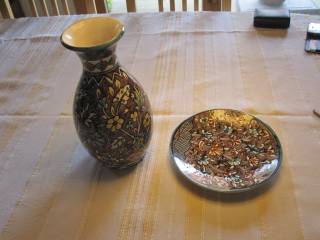 Vase + tallerken