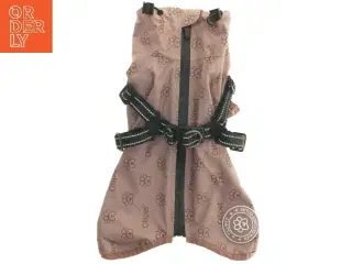 Pink hundejakke med sele fra Ollipet (str. 39x17 cm)
