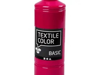 Textile Color - Primær Rød, 500ml Vandbaseret Maling