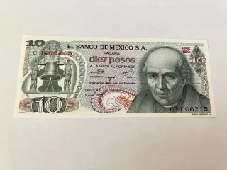 10 Pesos Mexico 1975