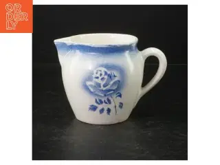 Keramisk kande med blomstermotiv (str. 11 cm)
