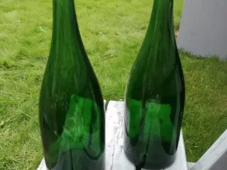 Store høje flasker 2,5 liters grønne flasker 