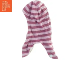 Stripet hue i lilla og grå (str. 48 cm)