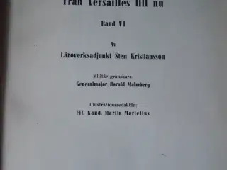  Værldskriget i bild, 7 bind mm. 