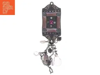 Dekorativ vedhæng med perler (str. 8 cm)