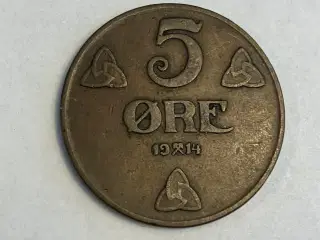 5 Øre 1914 Norge