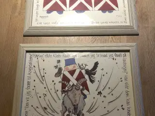 2 søde billeder til børneværelset