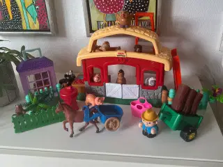 Fisher Price bondegård med dyrelyde og musik 
