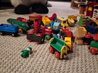 Brio togbane stor Ikea taske med balndet.