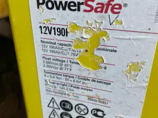 12v 190Ah batteri til båd camping elle power bank 