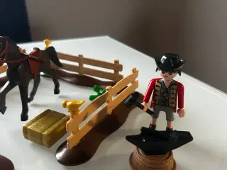 Playmobil heste med figur