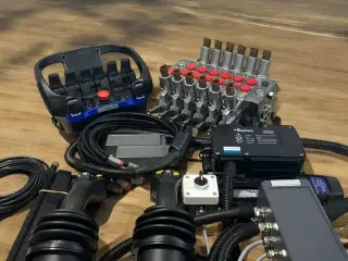 Walvoil DPX100 med PWM-radio Scanreco RC400