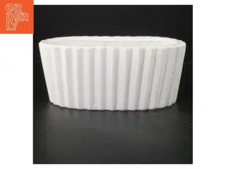 Hvid porcelæns potte (str. 24 cm)