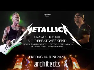 Metallica koncert 14 Juni 