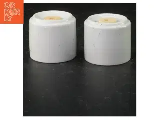 Porcelæns salt- og peberbøsser