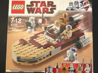 Lego Luke's Landspeeder Star Wars 8092 Uåbnet.