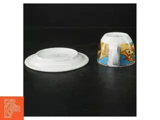 Kaffekop og underkop sæt fra D’Anc&#224;r (str. Ø 14,5. h. 6 cm ø. 8,5 cm)