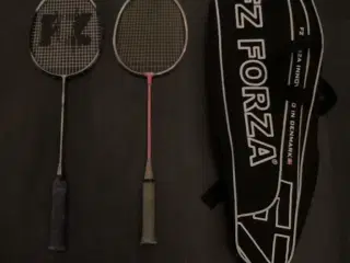 1 FORZA & 1 LASALL badmintonketcher inkl. taske