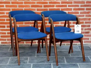 4 Stk Thomas Harlev teaktræs spisebordsstole