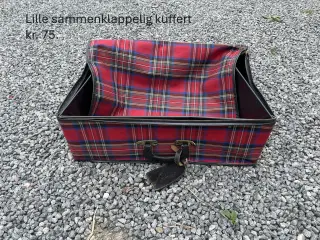 Kuffert lille sammenklappelig