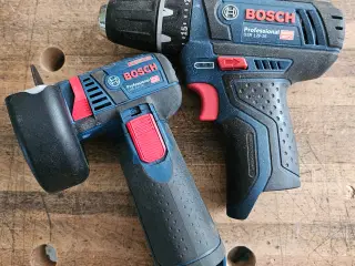 Bosch Prof 12V  Vinkelsliber og skruemaskine