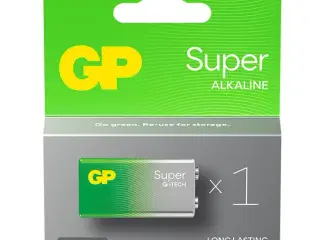 GP Super Alkaline 9V-batteri 6LF22/9V 1-pak