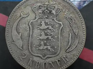 2 kr 1876 sølv