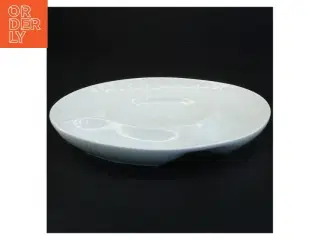 Serveringsfad i porcelæn fra Pillivuyt (str. Diameter 22 cm)