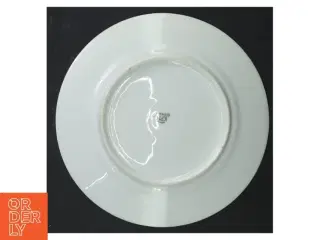 Porcelænstallerkener med guldkant