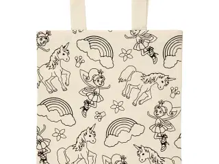 Personlig Mulepose med Enhjørning - 100% Bomuld