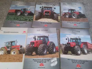 mf traktor brochurer