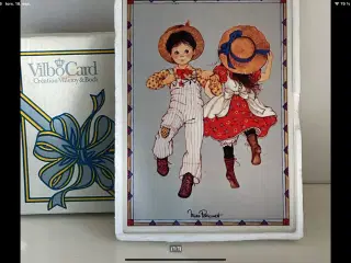 Porcelæns ramme tysk 