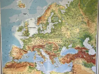 Landkort over Europa