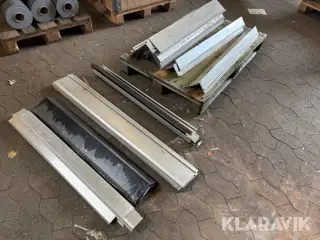 Lot: blandet zink indækninger