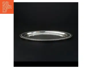 Sølvfarvet serveringsbakke (str. 31 x 18 cm)